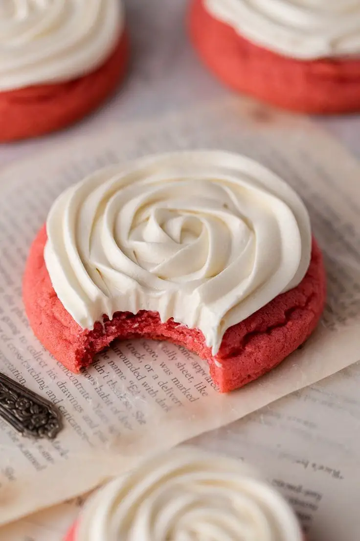 Crumbl Red Velvet White Chocolate Chip Cookies