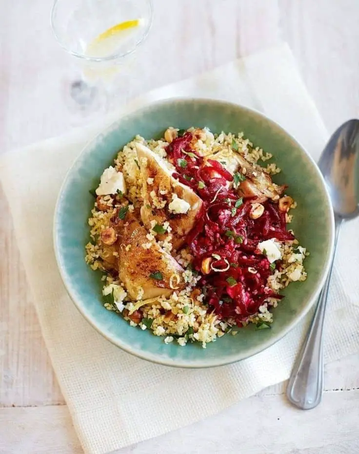 Squash, Feta, And Bulgur Salad