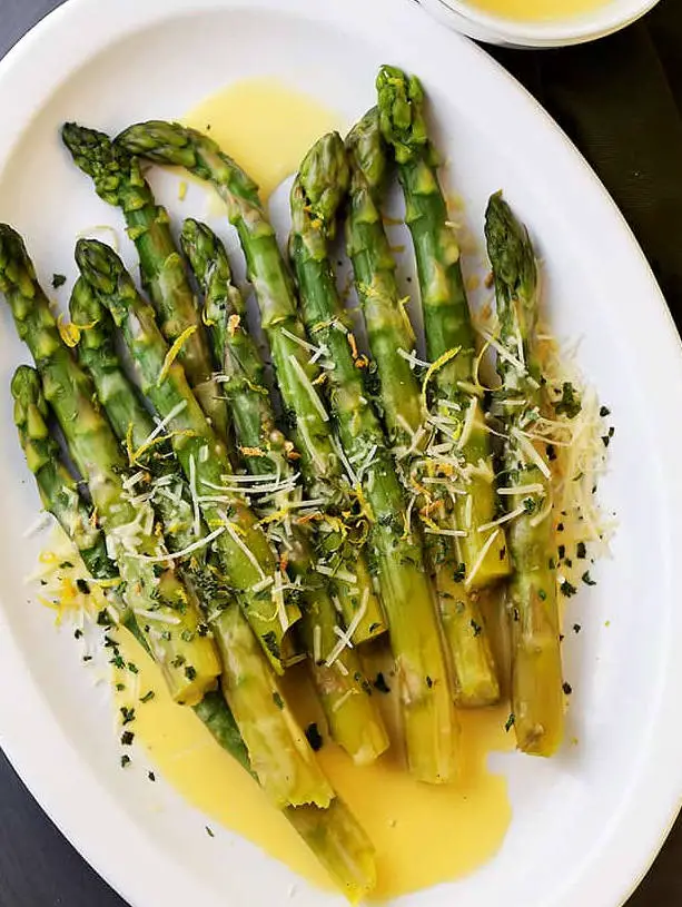 Asparagus In Lemon Butter Sauce
