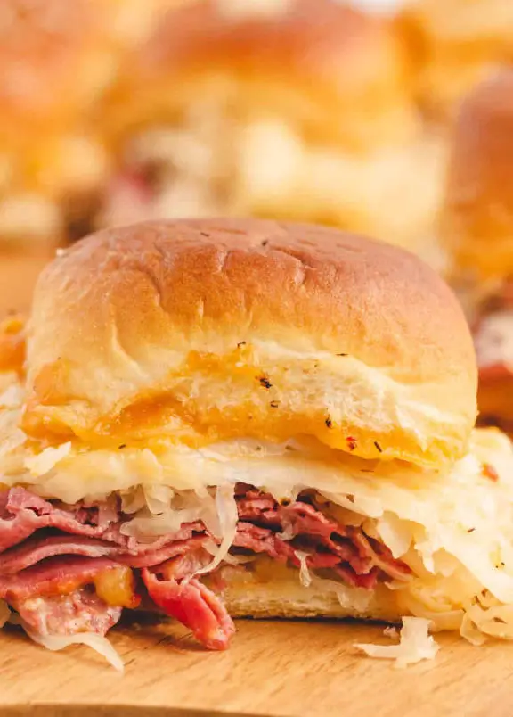 Baked Reuben Sliders