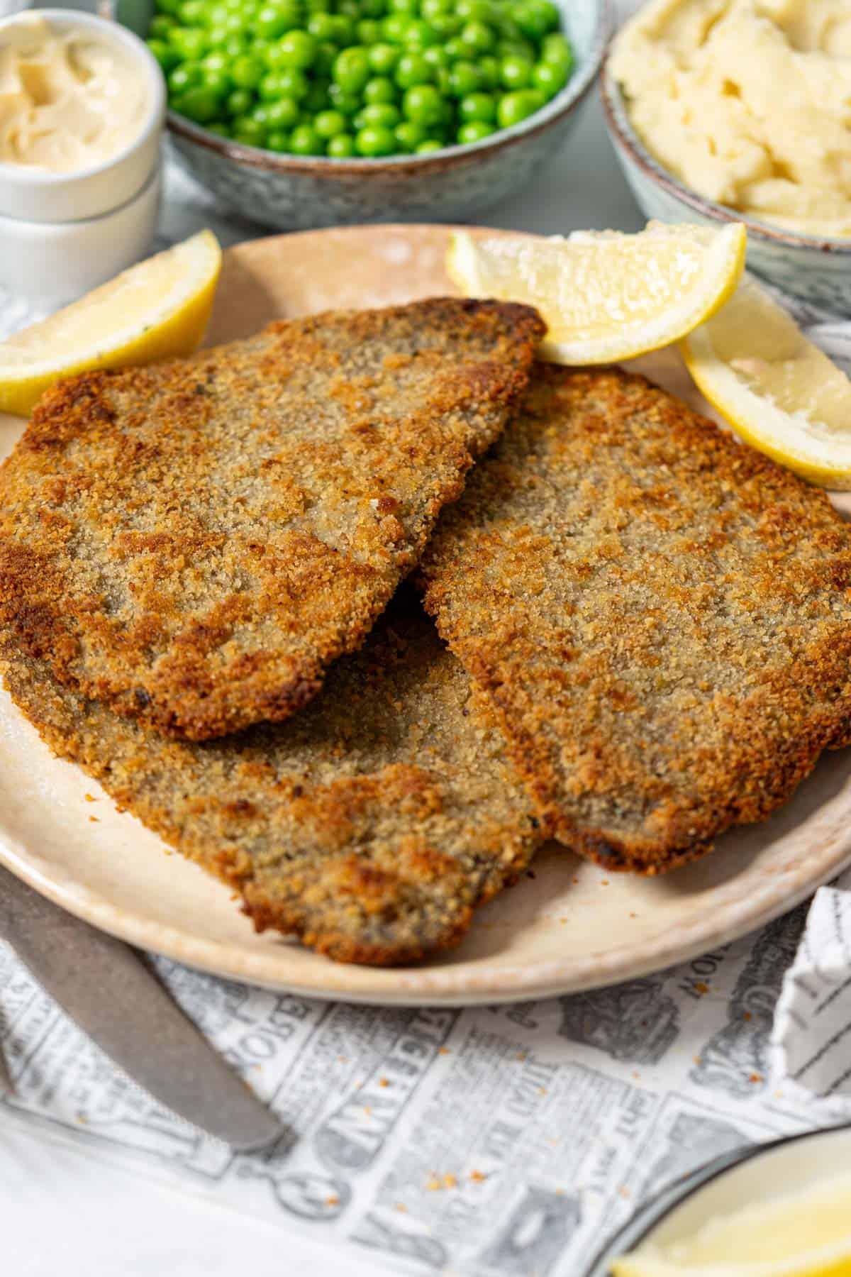 Baked Steak Milanesa