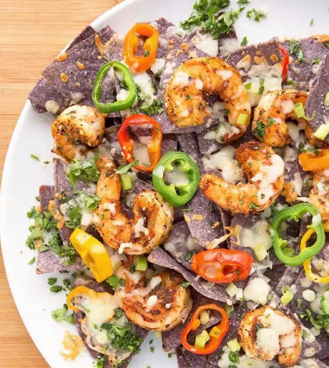 Greek Seafood Nachos