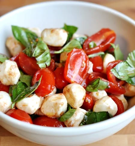 Cherry Tomato Caprese Salad