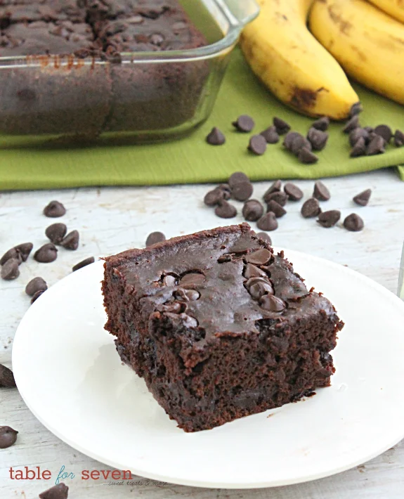Chocolate Banana Applesauce Cakes