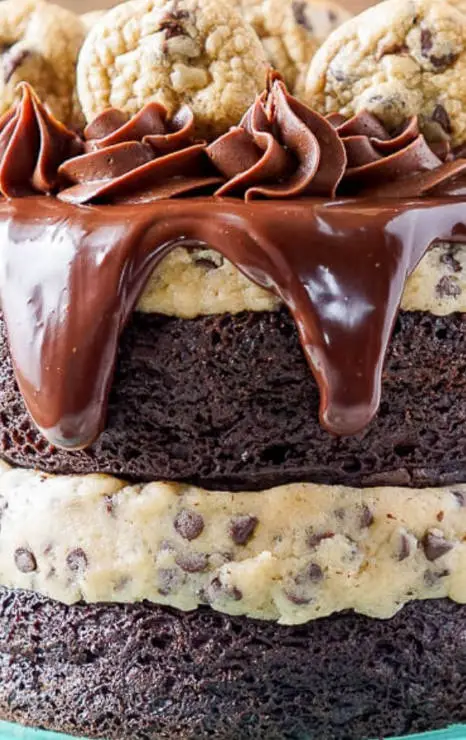 Chocolate Chip Cookie Dough Cake