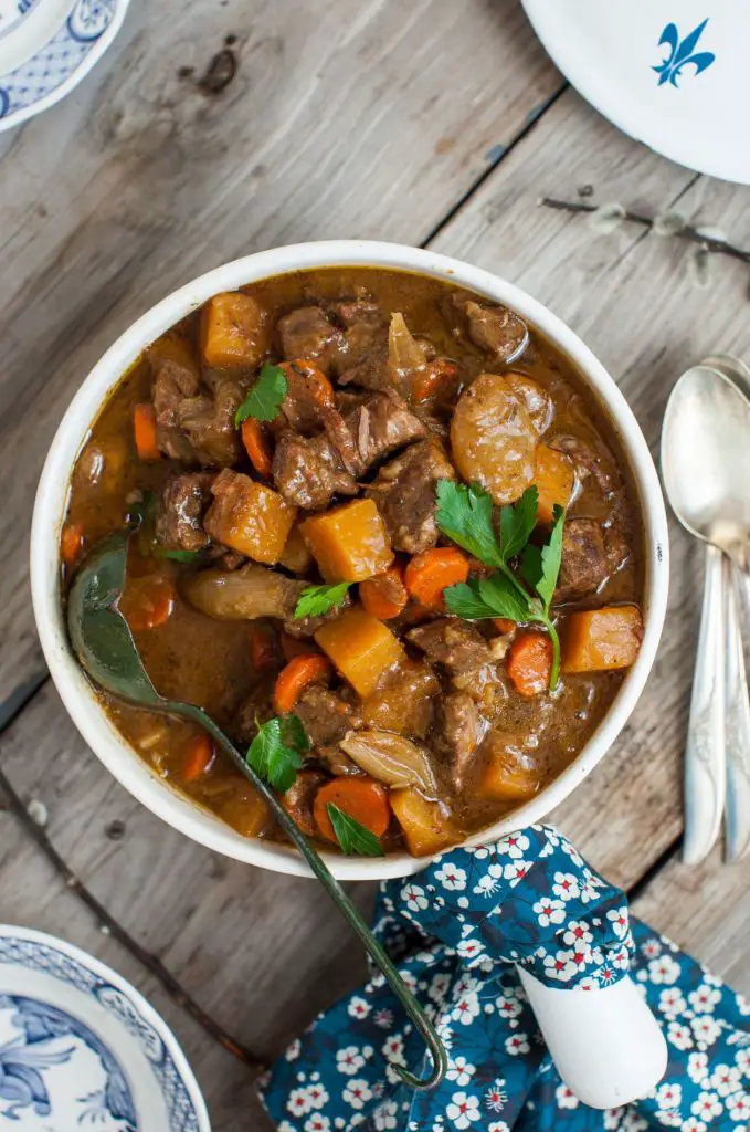 Classic Beef Stew With Root Vegetables