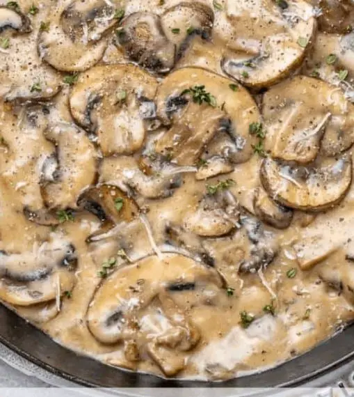 Creamy Sauteed Mushrooms