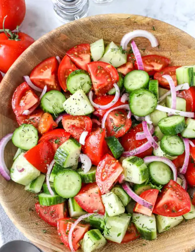 Cucumber Tomato Salad