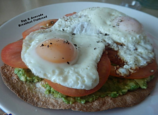 Egg And Avocado Flatbread