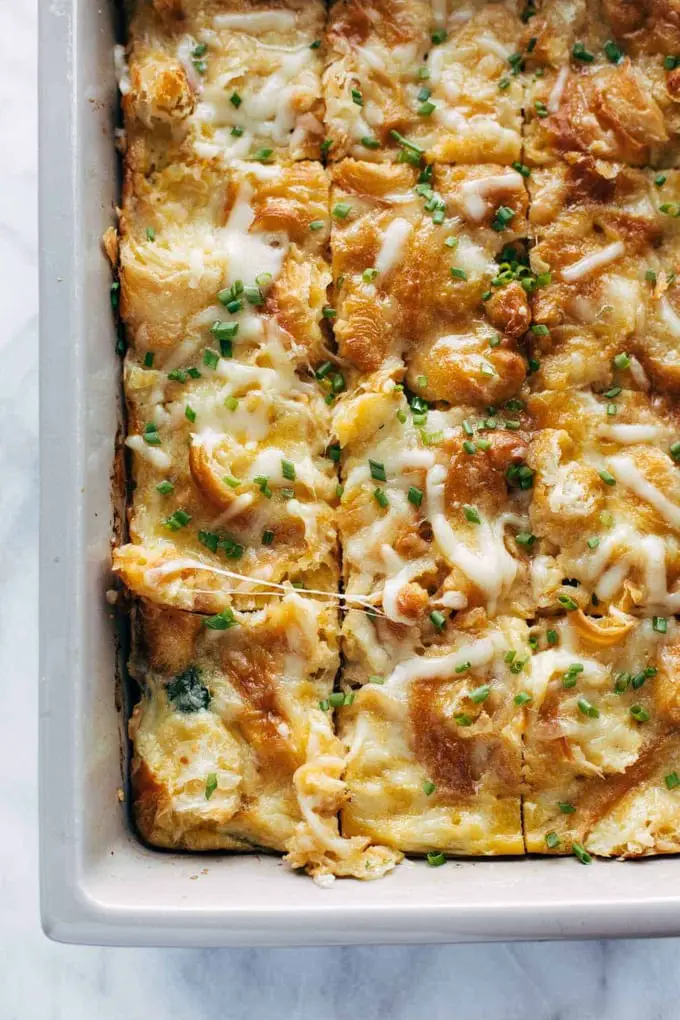 Egg And Croissant Brunch Bake