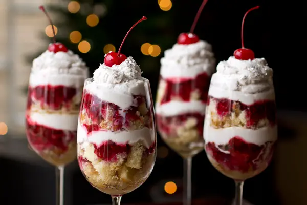 Grand Marnier And Raspberries Parfait