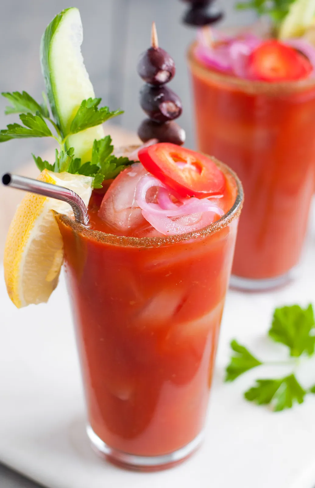 Greek Style Bloody Mary