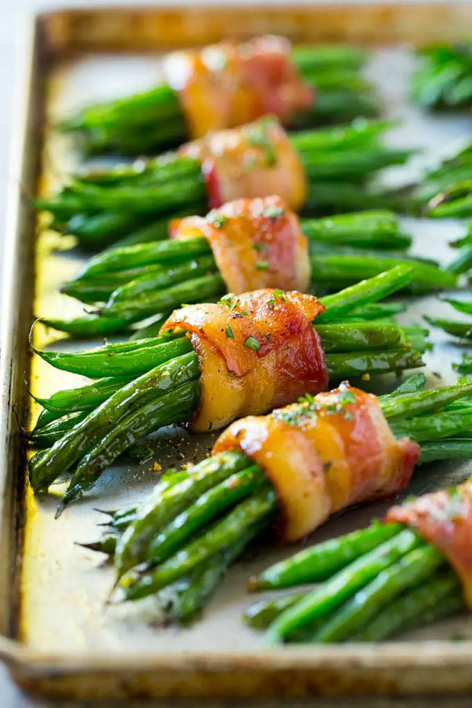 Green Beans Wrapped In Bacon