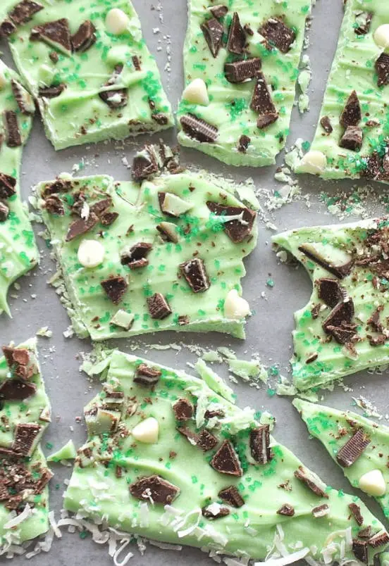 Green Chocolate Bark