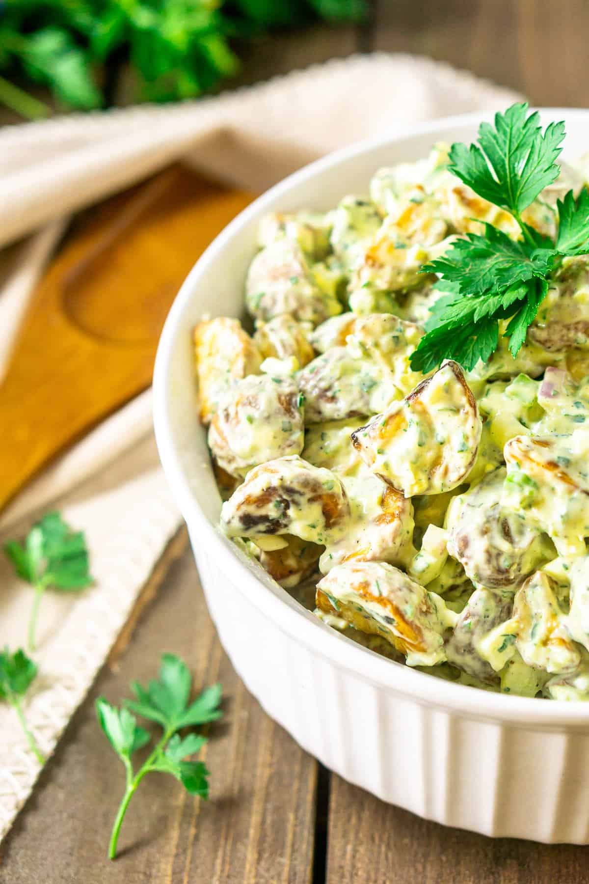 Herby Roasted Potato Salad