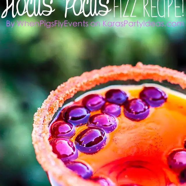 Hocus Pocus Fizz Cocktail