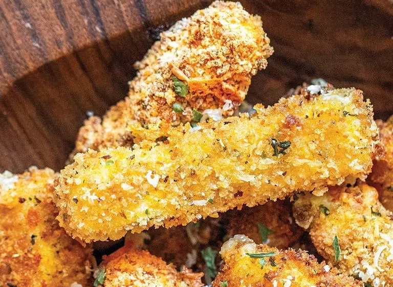 Homemade Mozzarella Sticks