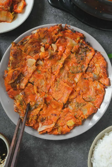 Korean Kimchi Pancakes