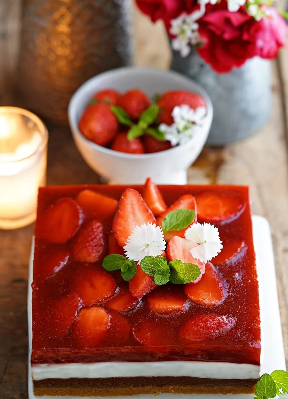 Layered Strawberry Tart
