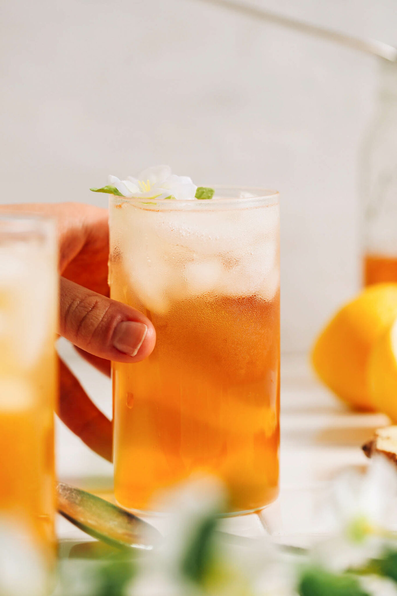 Lemon Ginger Jasmine Iced Tea