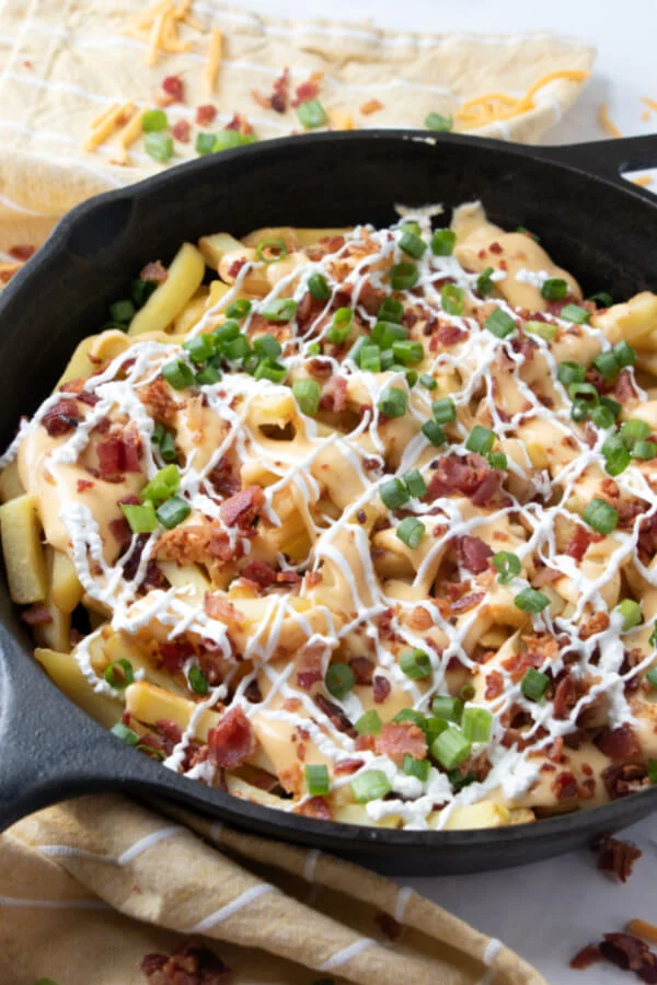 Loaded Bacon And Cheese Fries