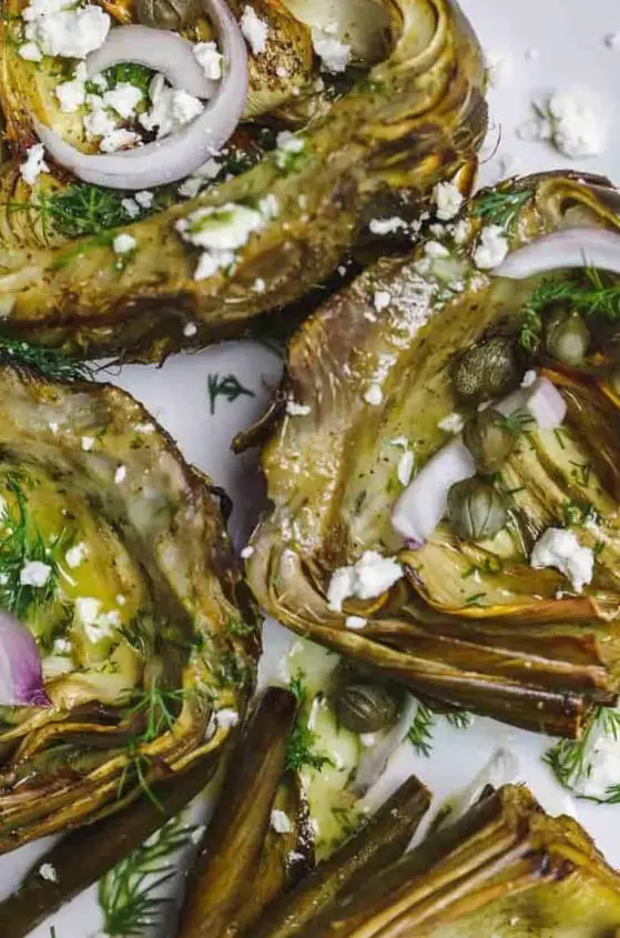 Mediterranean Roasted Artichokes
