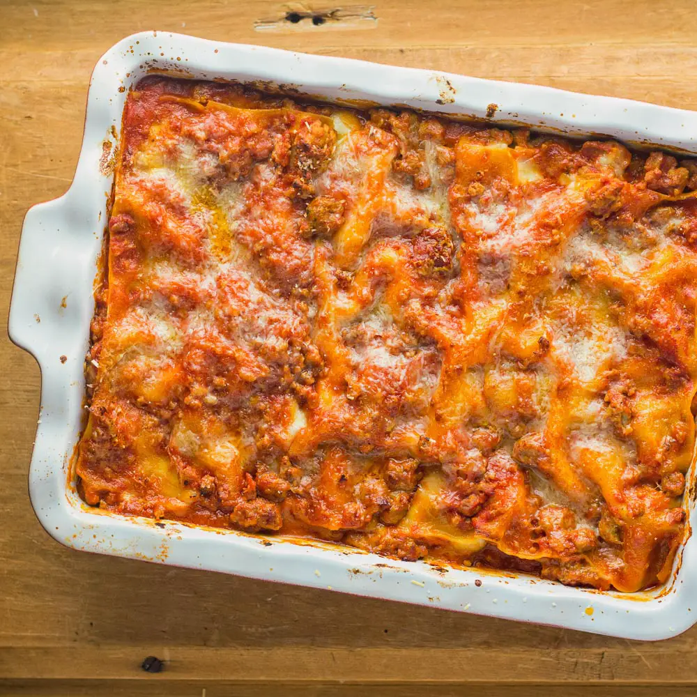 Neapolitan Lasagna With Fresh Mozzarella