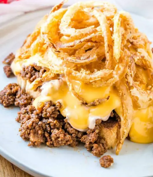 Open-Faced Sloppy Joes Sandwich