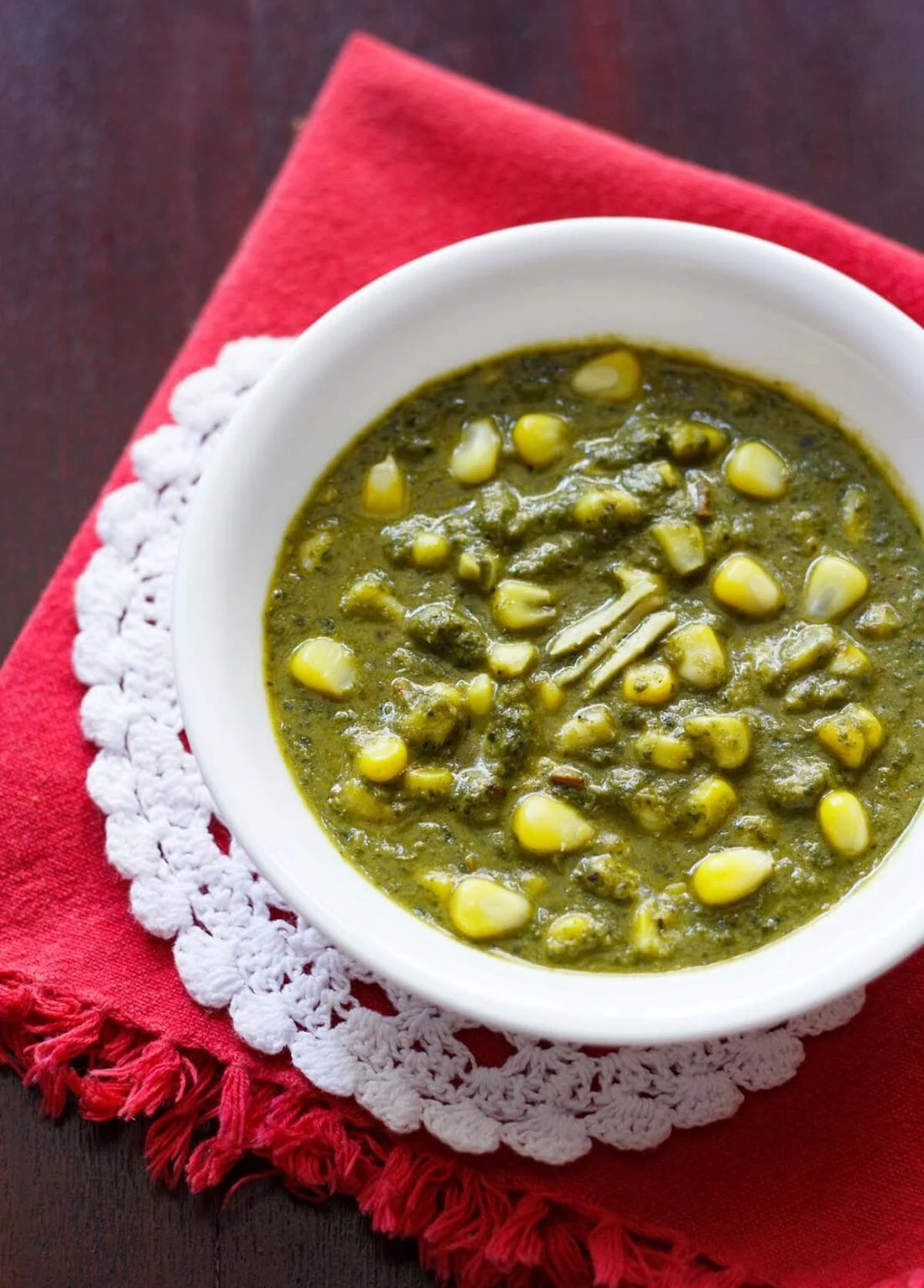 Palak Corn Curry