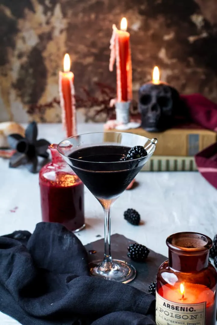 Poison Blackberry Martini
