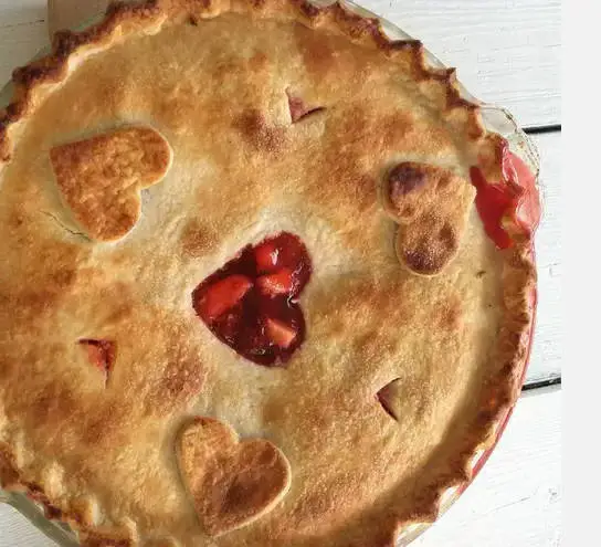 Rhubarb Cherry Pie