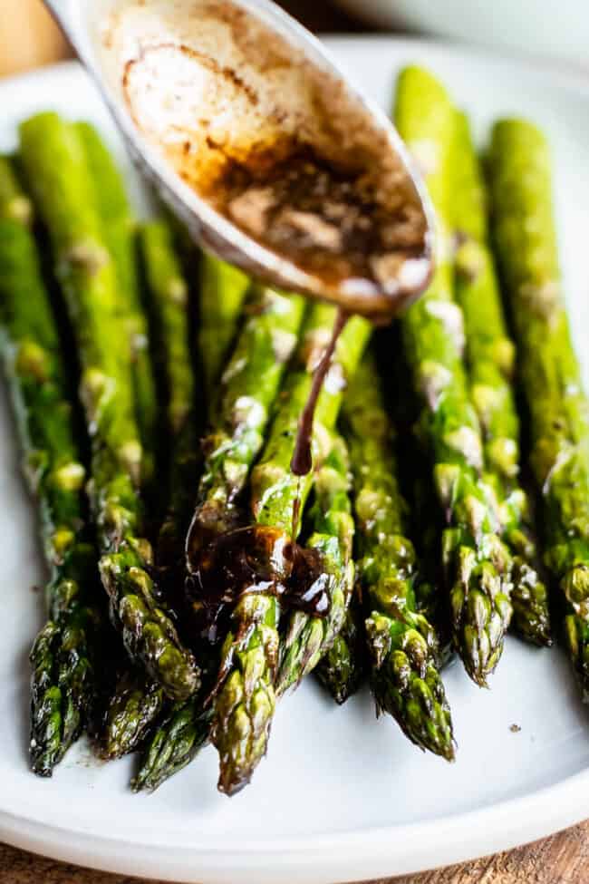 Roasted Asparagus With Balsamic Browned Butter