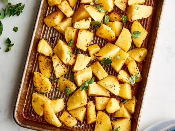 Roasted Garlic Butter Baked Potatoes