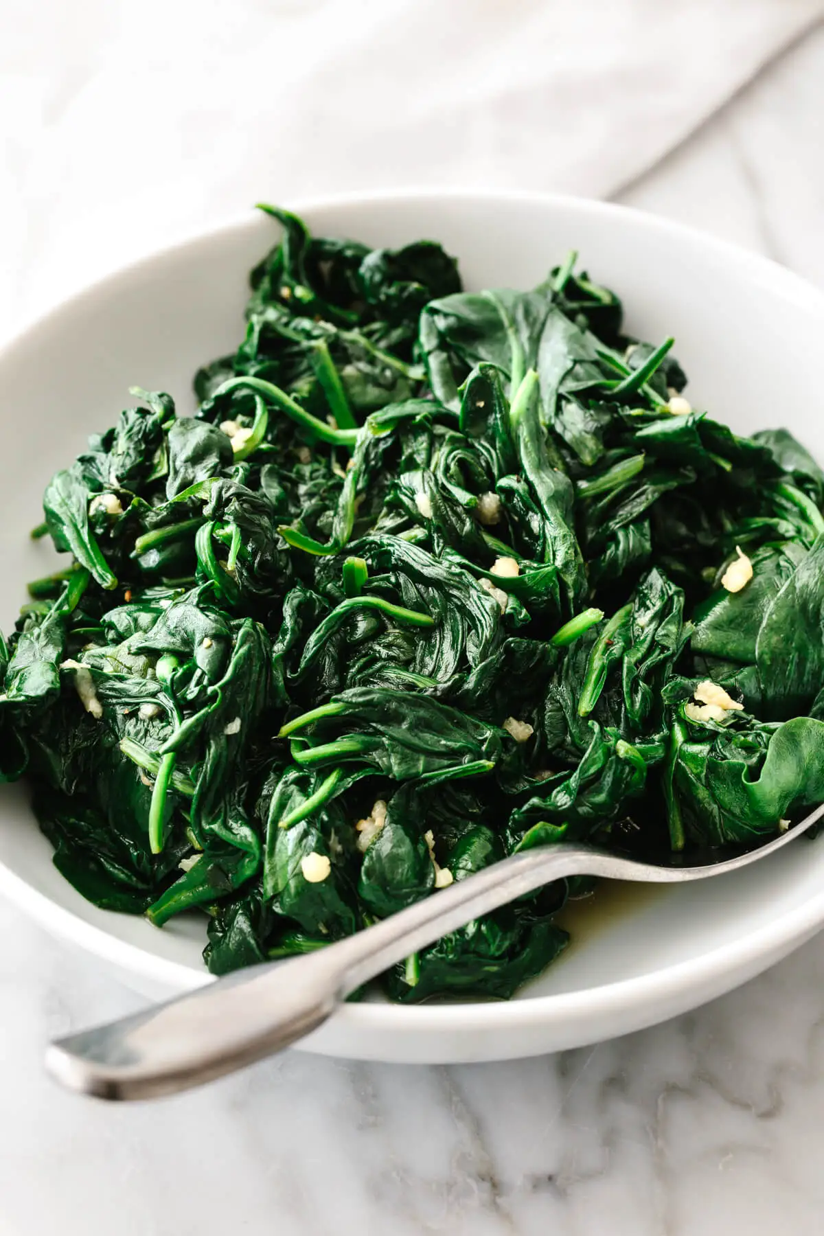 Sautéed Garlic Spinach