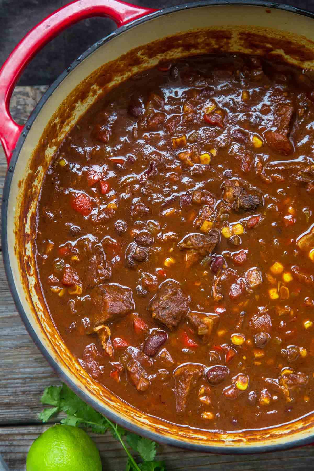 Smoked Brisket Chili