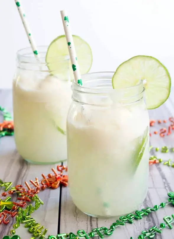 Spiked Ice Cream Lime Soda
