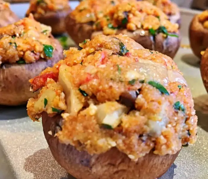 Stuffed Baby Bella Mushrooms