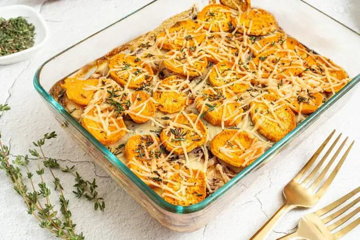 Sweet Potatoes Au Gratin