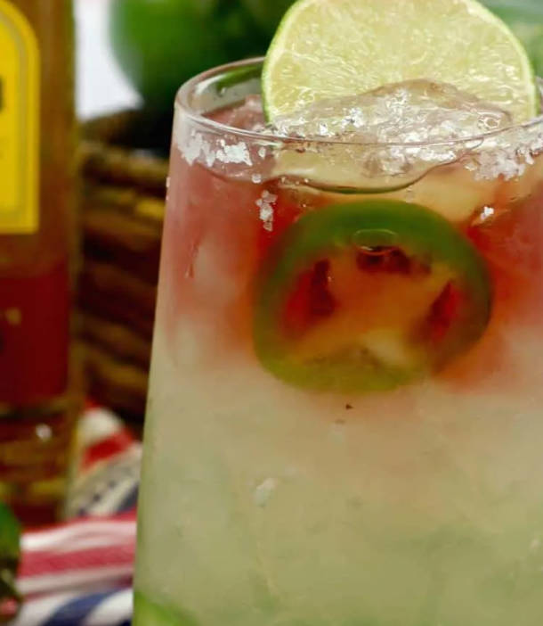 Texas Margaritas With Raspberry Liqueur