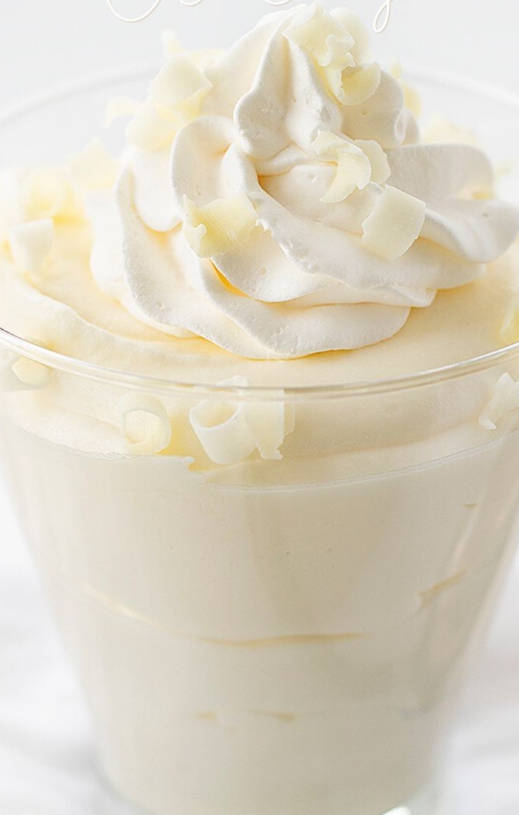 Two Ingredient White Chocolate Mousse