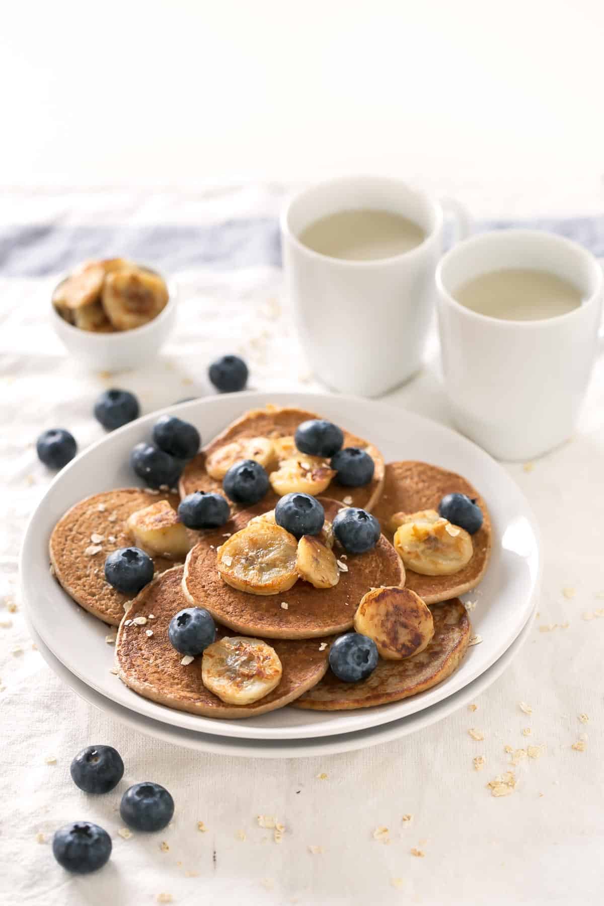 Vegan Gluten Free 3 Ingredient Pancakes