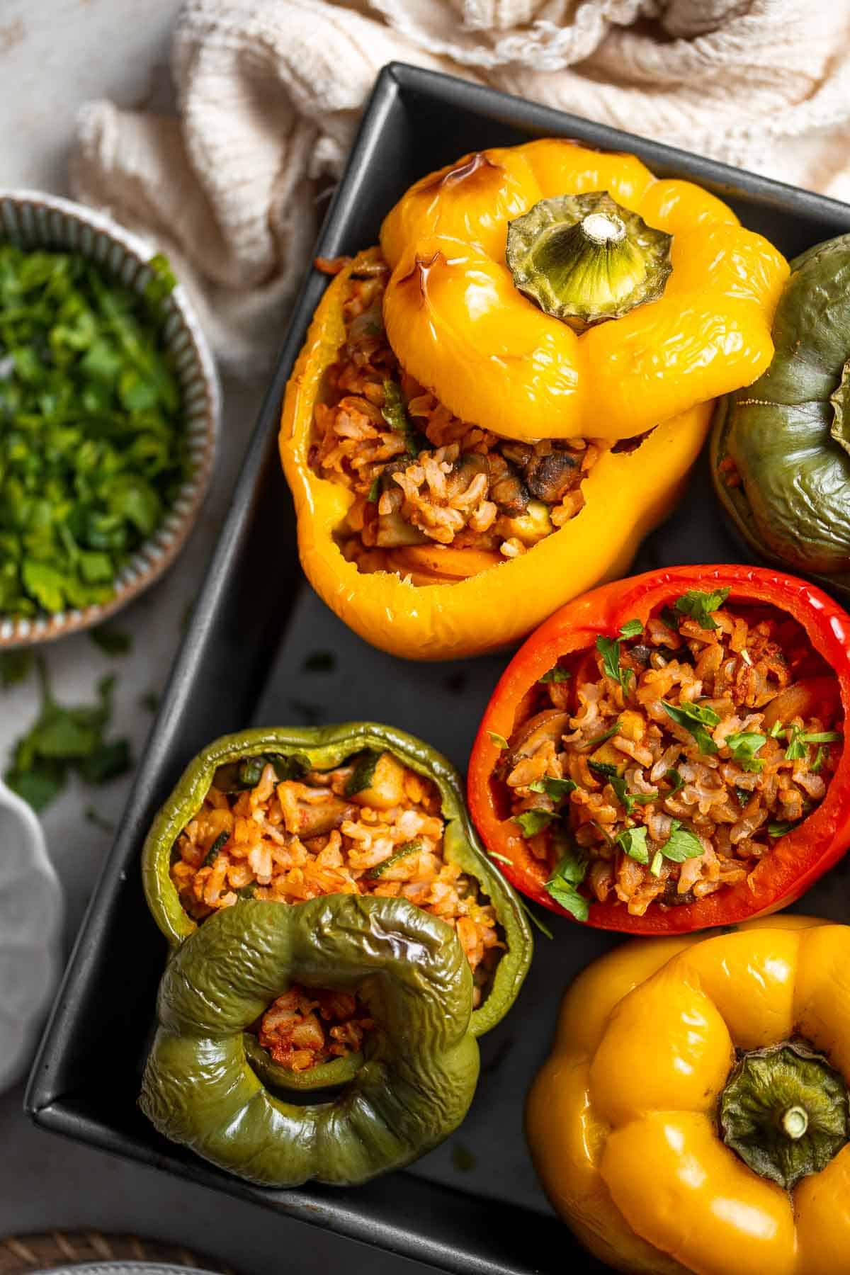 Vegan Stuffed Bell Peppers