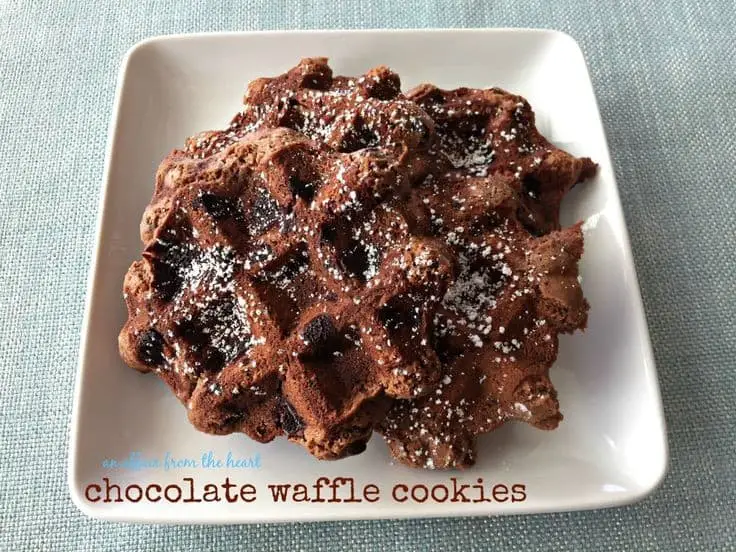 Deep Dark Gingerbread Waffles