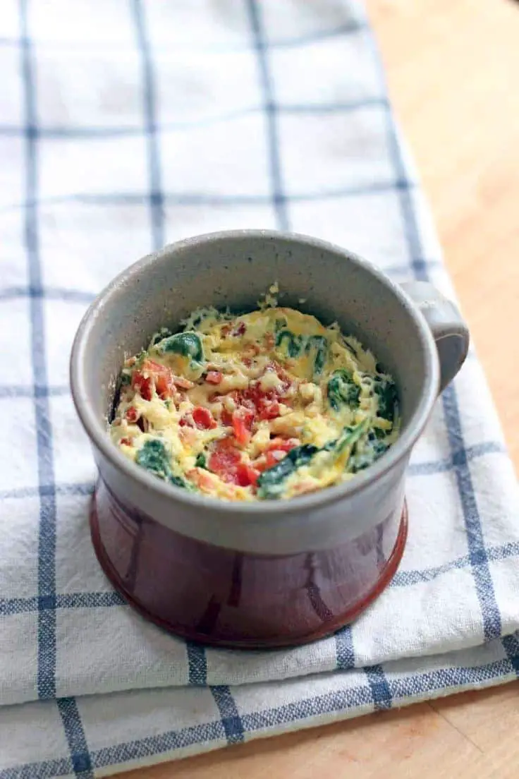 Cheese And Spinach Baked Eggs