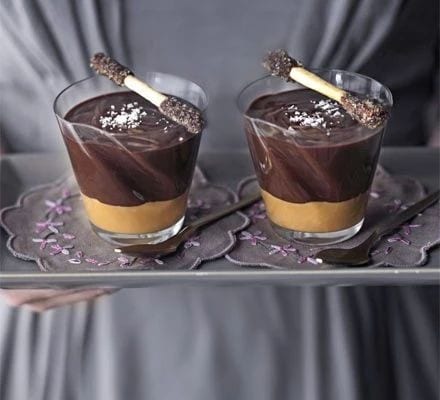 Boozy Caramel Mini Shakes