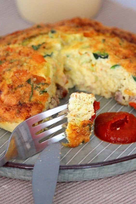 Bombay Potato Frittata