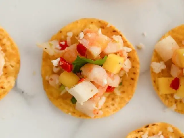 Mexican Prawn And Corn Nachos