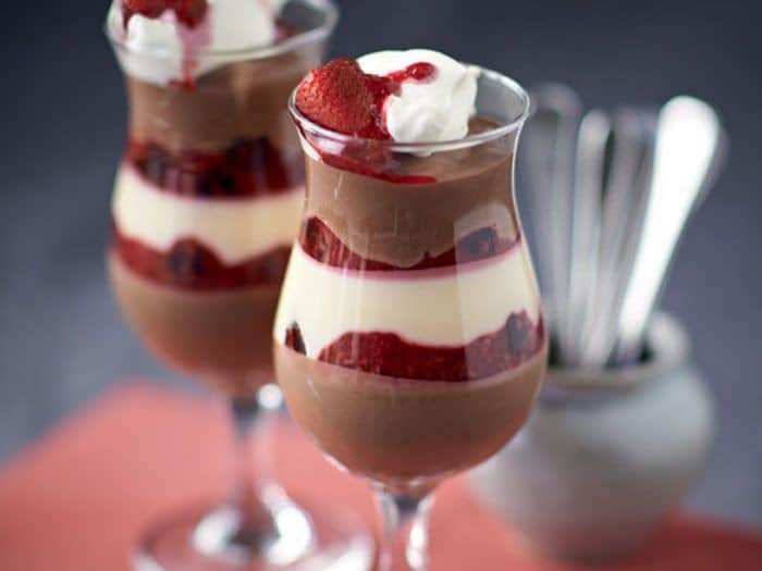 Raspberry And Vanilla Bavarois