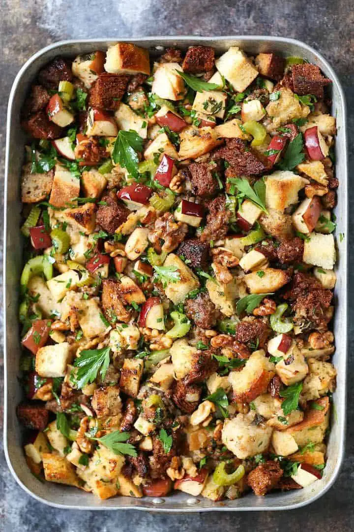 Pear Salad With Walnuts, Prosciutto And Goat Cheese