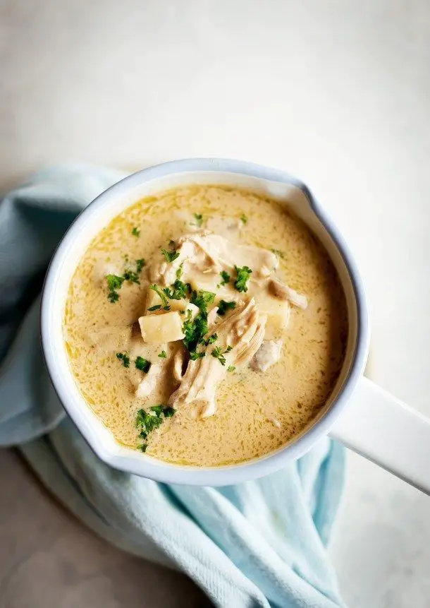 Greek Orzo And Lemon Chicken Soup